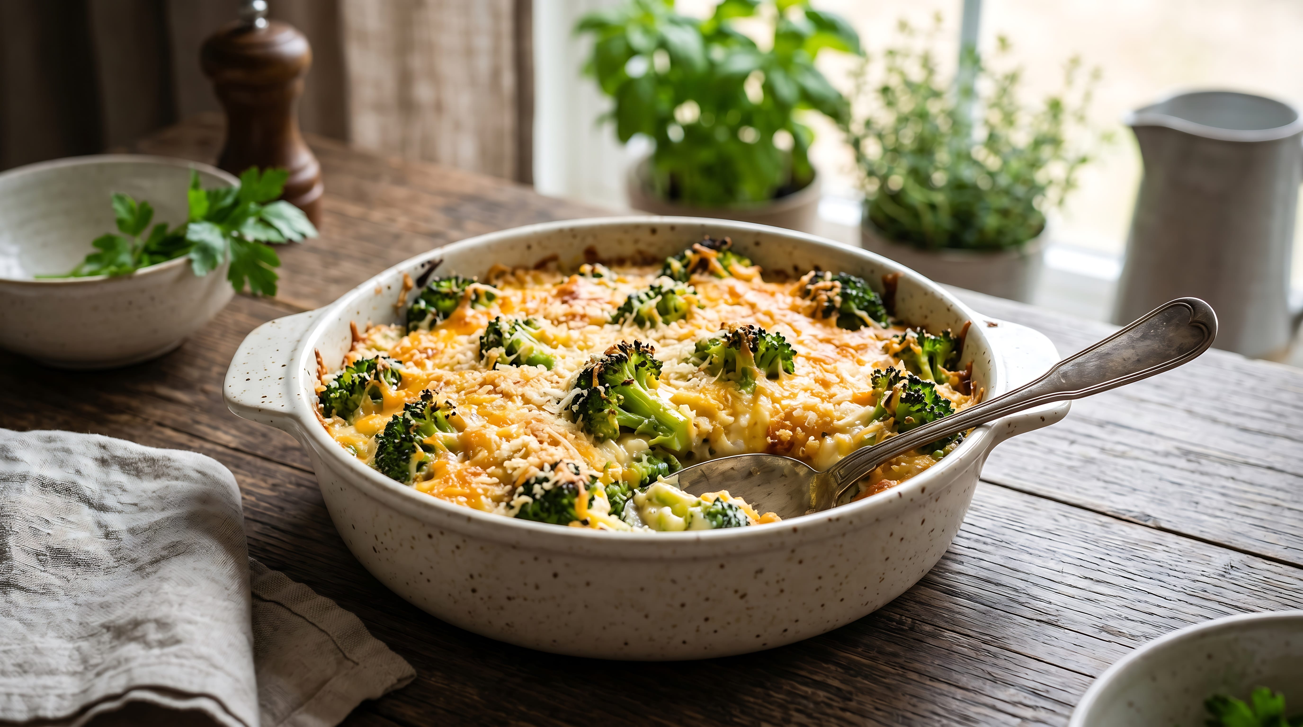 lemony pasta and spinach bake