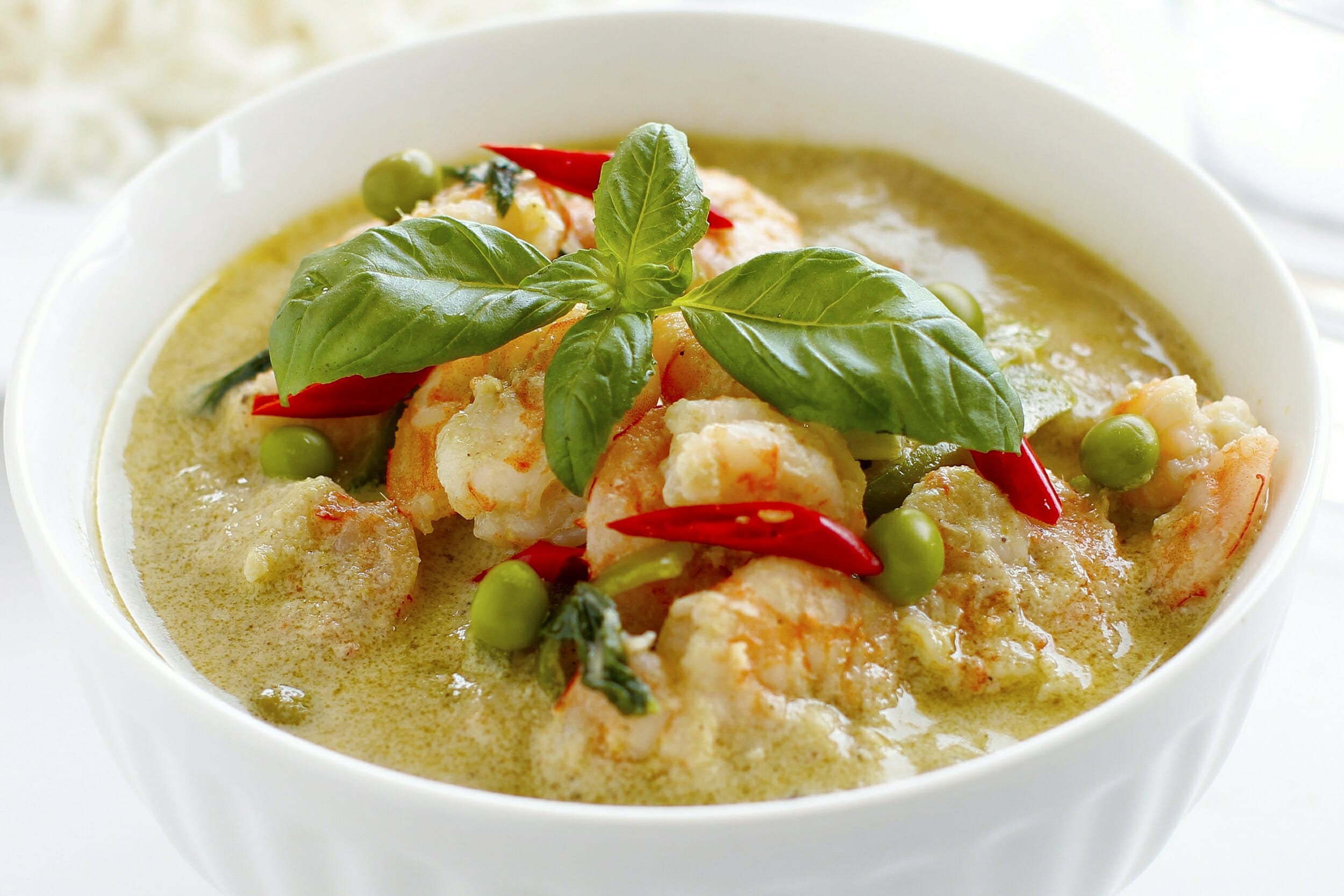 Prawn and Pea Thai Green Curry The Horder Centre