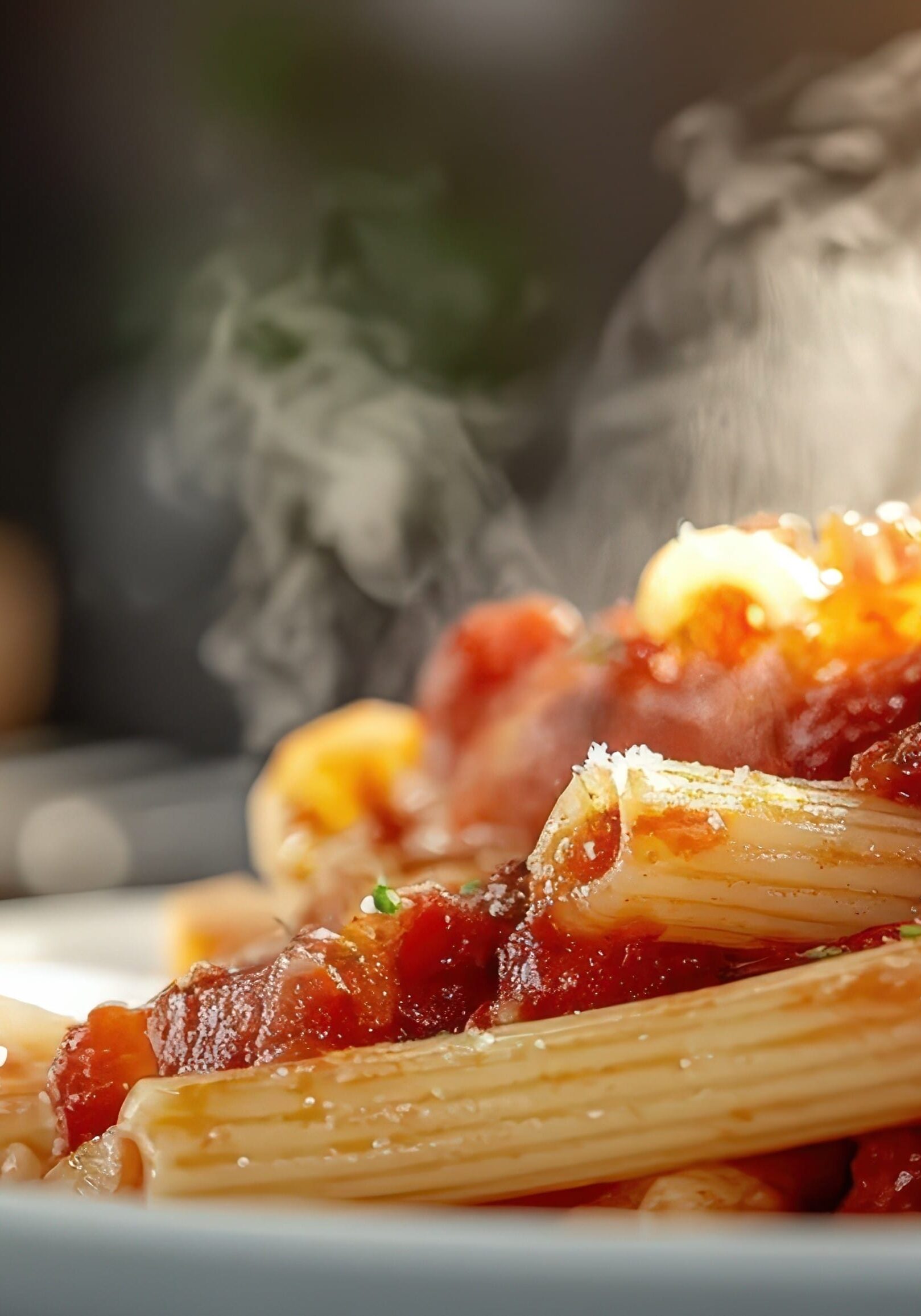 AdobeStock_1568297433 - rigatoni sun dried tomato pesto