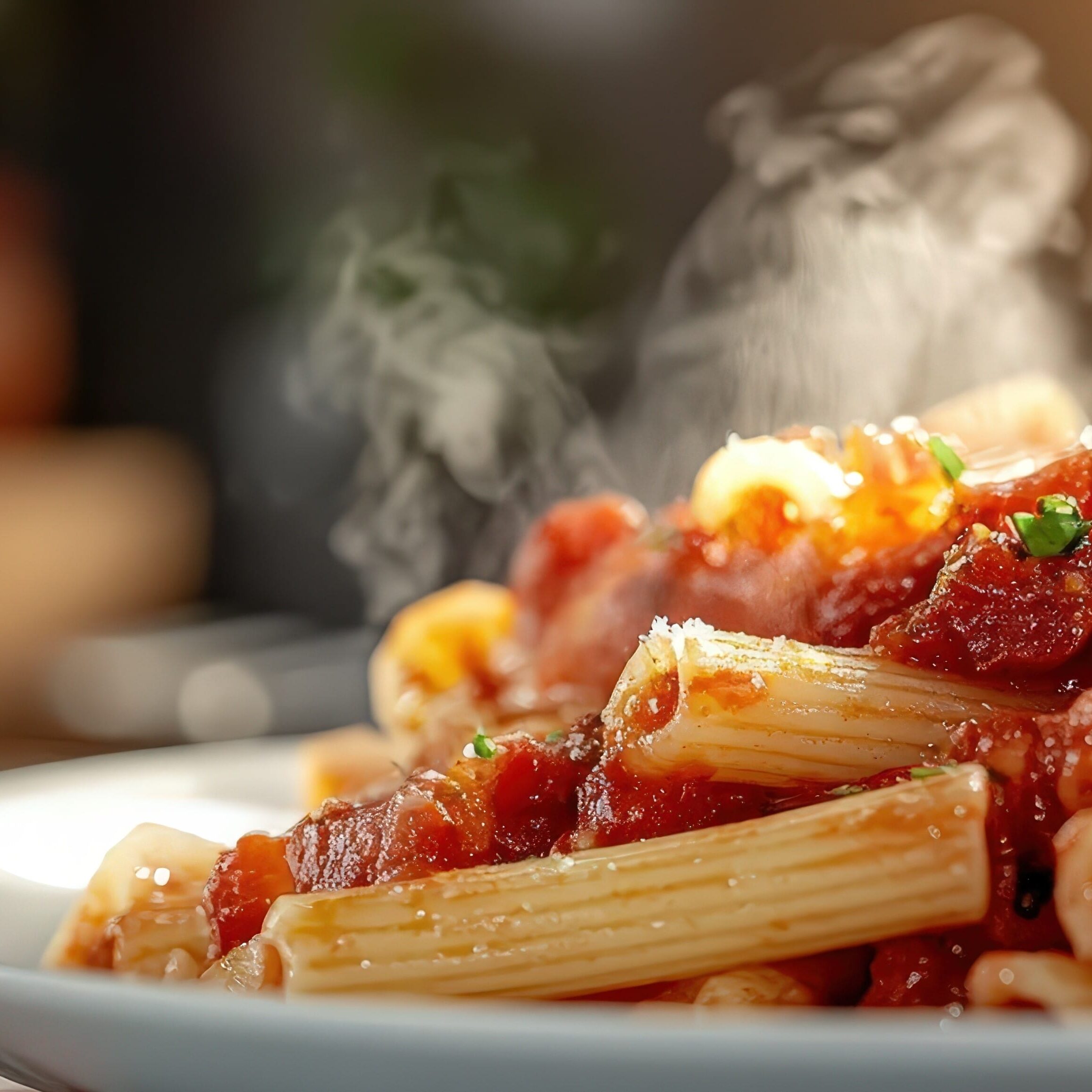 AdobeStock_1568297433 - rigatoni sun dried tomato pesto