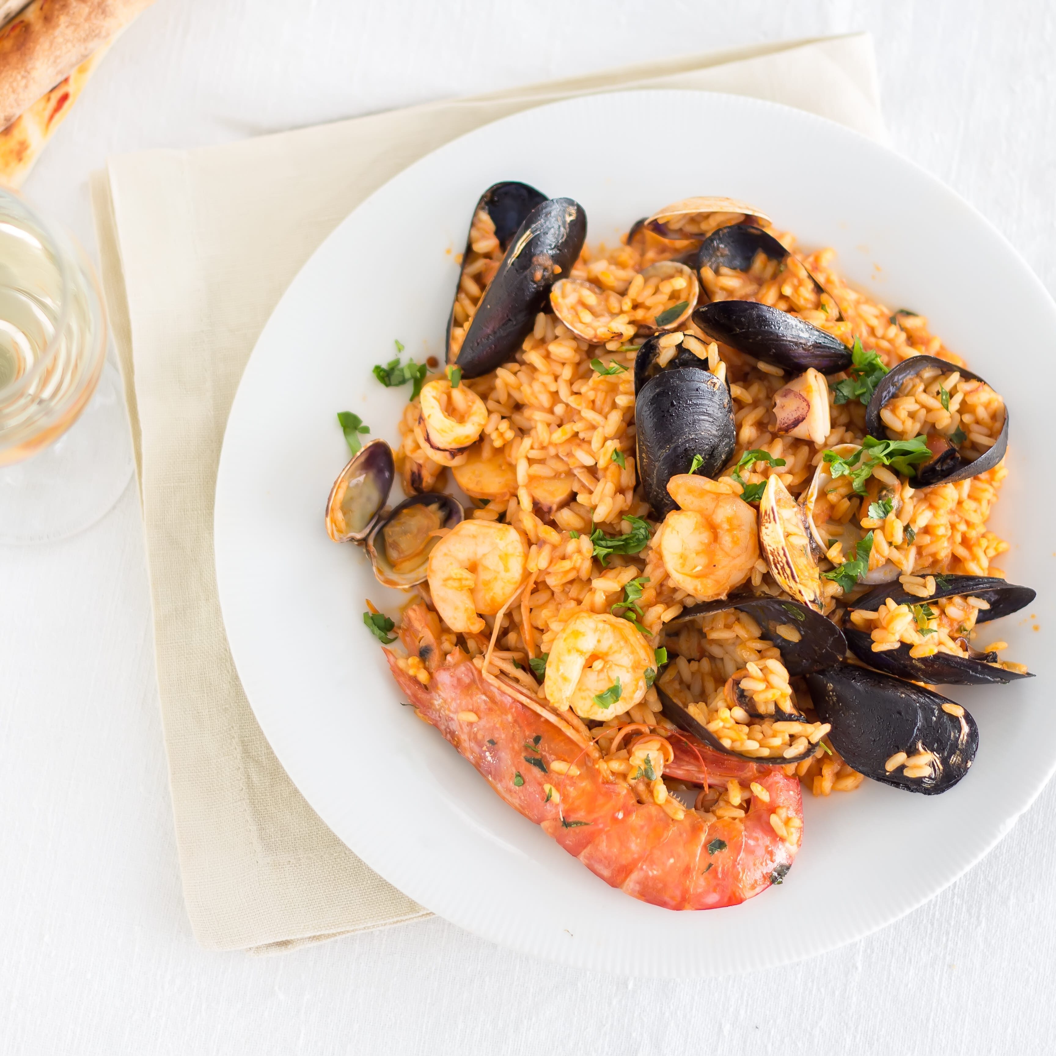 seafood risotto