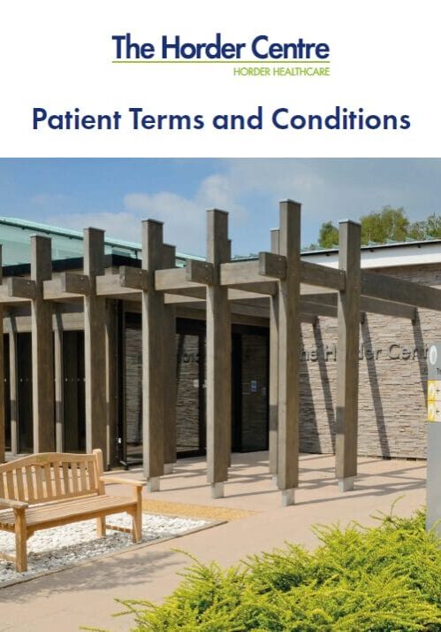 The Horder Centre Patient Terms and Conditions